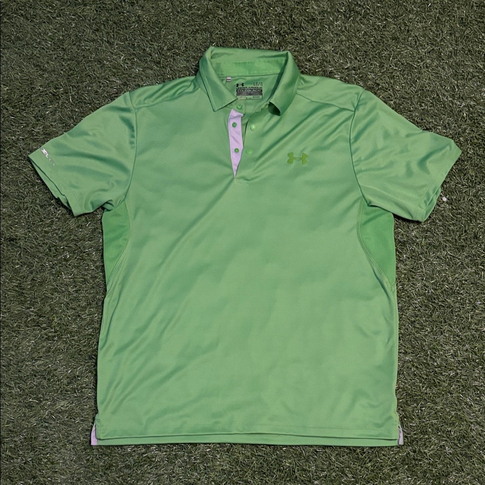 Under Armour Men's Light Green Polo Shirt